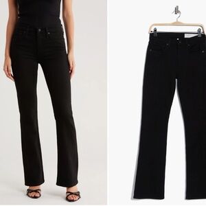 Rag & Bone Mid Rise Black Bootcut Jeans NWT